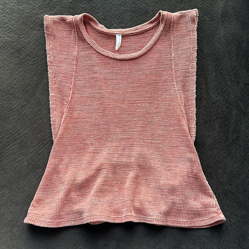Free people coral tank top